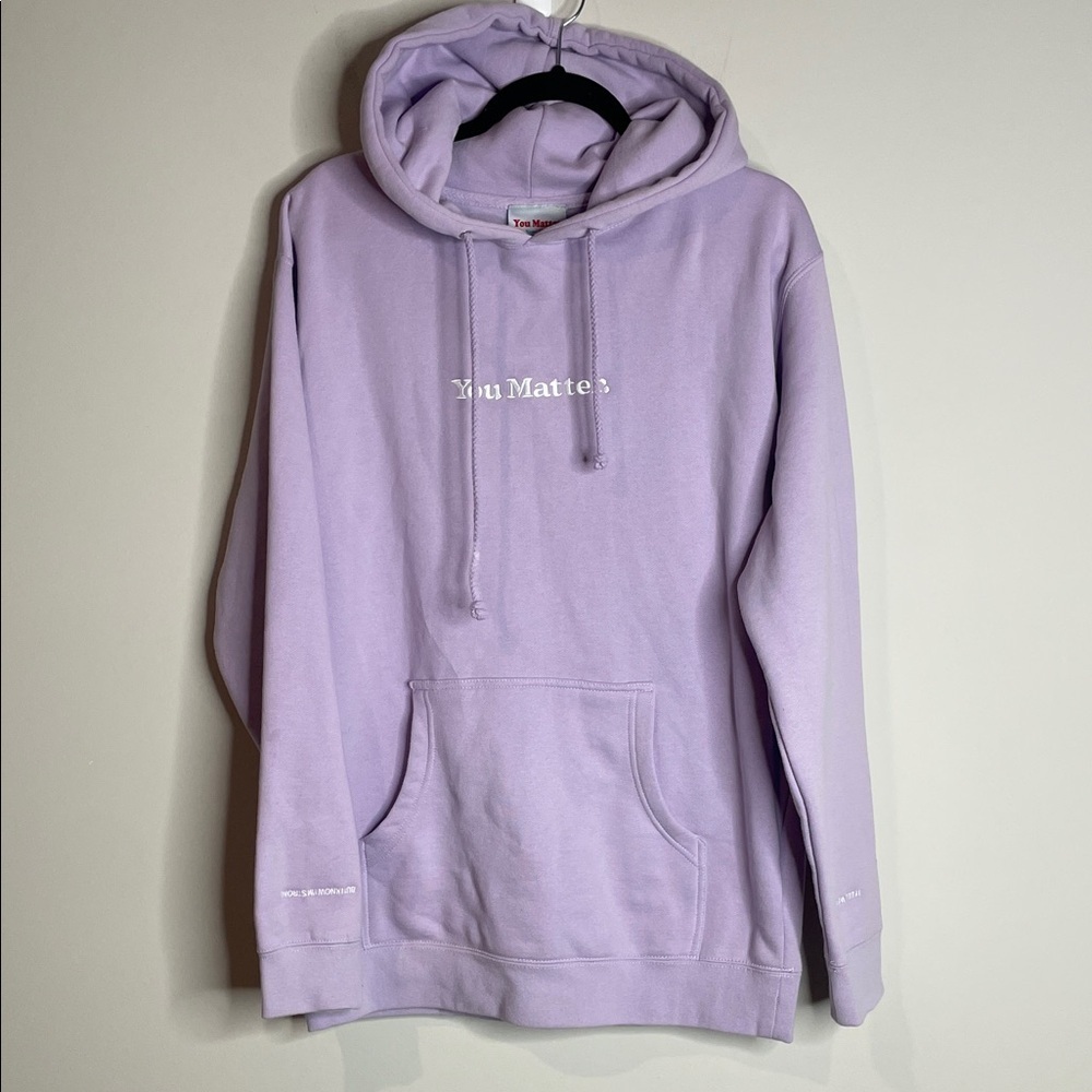 You Matter by Demetrius Harmon | You Matter Embroidered Hoodie Size Medium